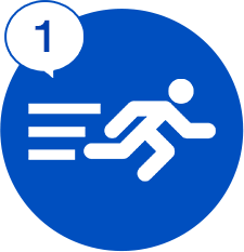 迅速に対応 イメージ